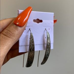 Silver earrings